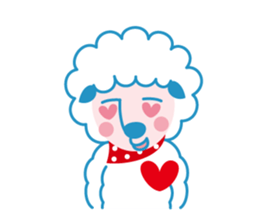 natural Afro, HITSUJI KUN sticker #1403465