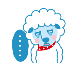 natural Afro, HITSUJI KUN sticker #1403466