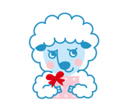 natural Afro, HITSUJI KUN sticker #1403473