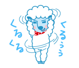 natural Afro, HITSUJI KUN sticker #1403474