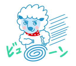 natural Afro, HITSUJI KUN sticker #1403475