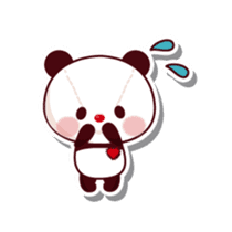 The stuffed animal of a Panda sticker #1403541