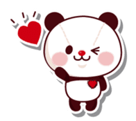 The stuffed animal of a Panda sticker #1403551