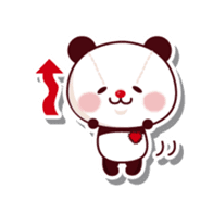 The stuffed animal of a Panda sticker #1403563