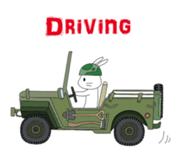 The Army Rabbits - Social Activities ENG sticker #1403932