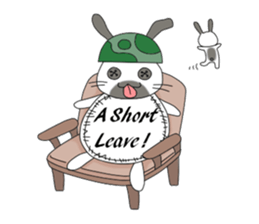 The Army Rabbits - Social Activities ENG sticker #1403937