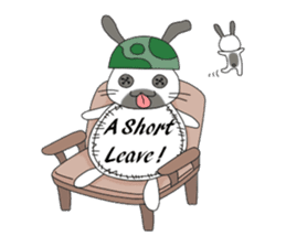 The Army Rabbits - Social Activities ENG sticker #1403937