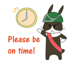 The Army Rabbits - Social Activities ENG sticker #1403941