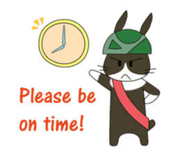 The Army Rabbits - Social Activities ENG sticker #1403941