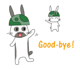 The Army Rabbits - Social Activities ENG sticker #1403942