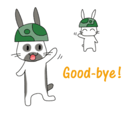 The Army Rabbits - Social Activities ENG sticker #1403942