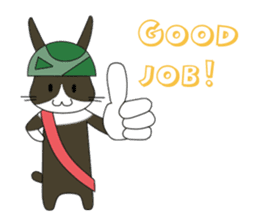 The Army Rabbits - Social Activities ENG sticker #1403943