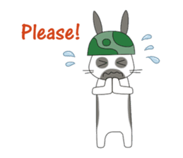 The Army Rabbits - Social Activities ENG sticker #1403948