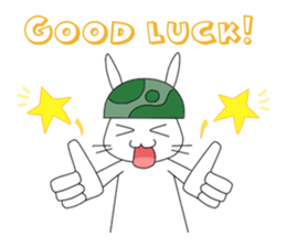 The Army Rabbits - Social Activities ENG sticker #1403950