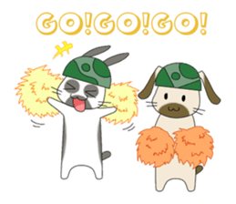 The Army Rabbits - Social Activities ENG sticker #1403951