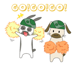 The Army Rabbits - Social Activities ENG sticker #1403951