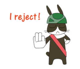 The Army Rabbits - Social Activities ENG sticker #1403955