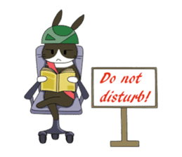The Army Rabbits - Social Activities ENG sticker #1403957