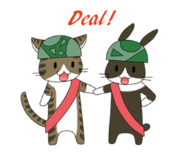 The Army Rabbits - Social Activities ENG sticker #1403958