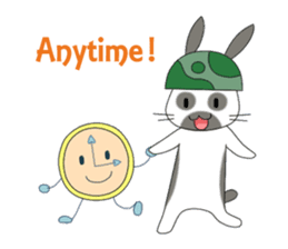 The Army Rabbits - Social Activities ENG sticker #1403961