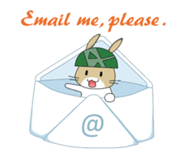 The Army Rabbits - Social Activities ENG sticker #1403966