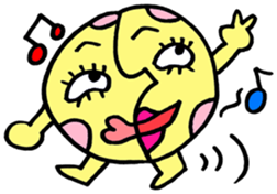 Crazy Sun and the Moon sticker #1404020