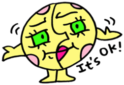 Crazy Sun and the Moon sticker #1404033