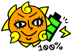 Crazy Sun and the Moon sticker #1404035