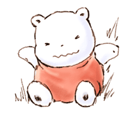 Fluffy Polar Bear/Fuwa Fuwa no Kuma sticker #1404138