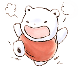 Fluffy Polar Bear/Fuwa Fuwa no Kuma sticker #1404140