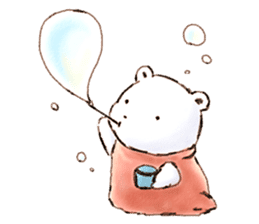 Fluffy Polar Bear/Fuwa Fuwa no Kuma sticker #1404156