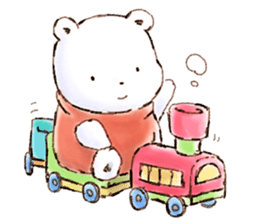 Fluffy Polar Bear/Fuwa Fuwa no Kuma sticker #1404164
