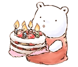 Fluffy Polar Bear/Fuwa Fuwa no Kuma sticker #1404165