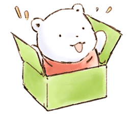 Fluffy Polar Bear/Fuwa Fuwa no Kuma sticker #1404166