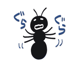 Relationship of snails and ants sticker #1404170