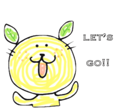 Orange cat sticker #1404331