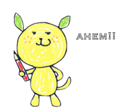 Orange cat sticker #1404336