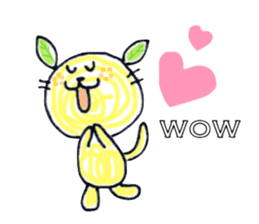 Orange cat sticker #1404337