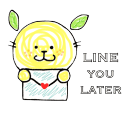 Orange cat sticker #1404341