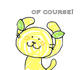 Orange cat sticker #1404343