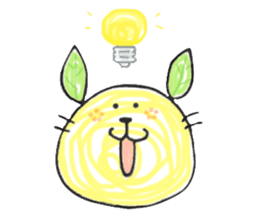 Orange cat sticker #1404349