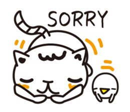 Word cat sticker #1404475