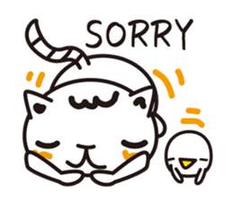 Word cat sticker #1404475