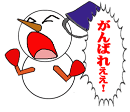 High tension snowman sticker #1404854