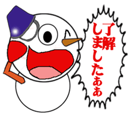 High tension snowman sticker #1404858