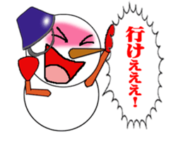 High tension snowman sticker #1404859