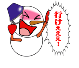 High tension snowman sticker #1404859
