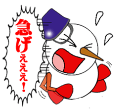 High tension snowman sticker #1404863