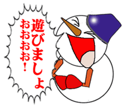 High tension snowman sticker #1404865
