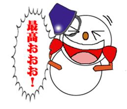High tension snowman sticker #1404867